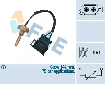 Sensor, coolant temperature