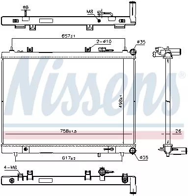 Radiator, engine cooling