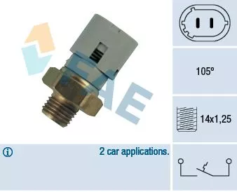 Temperature Switch, coolant warning lamp