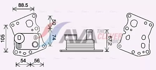 Oil Cooler, engine oil