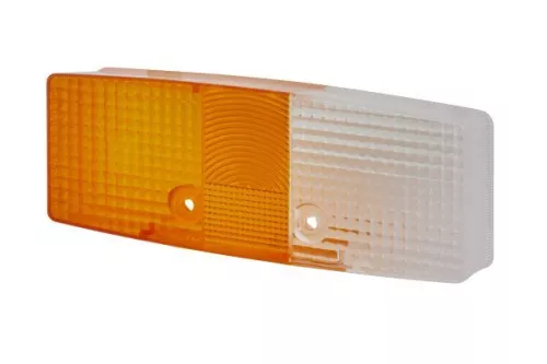 Lens, direction indicator