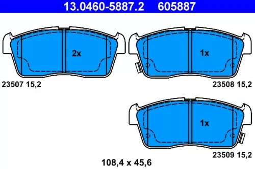 Brake Pad Set, disc brake