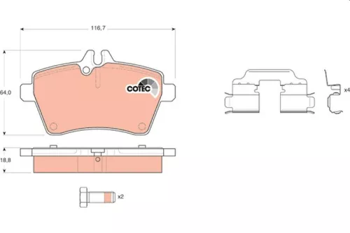 Brake Pad Set, disc brake
