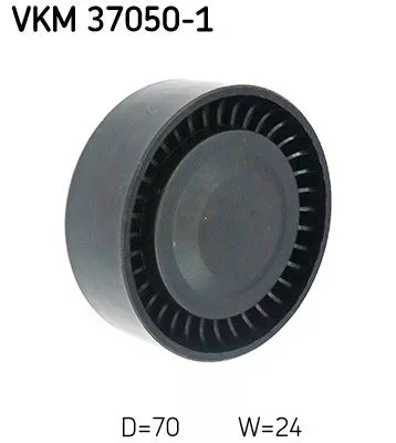 Deflection/Guide Pulley, V-ribbed belt