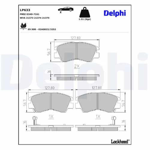 Brake Pad Set, disc brake