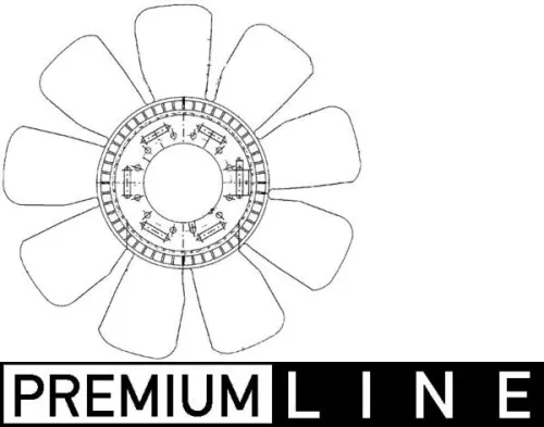 Fan Wheel, engine cooling