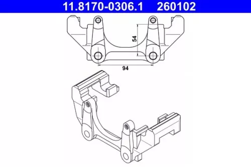 Bracket, brake caliper