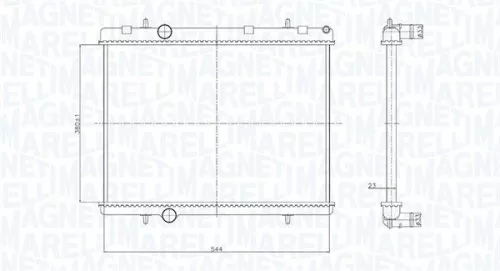 Radiator, engine cooling