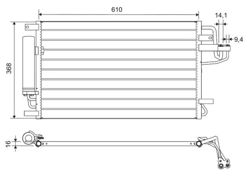 Condenser, air conditioning