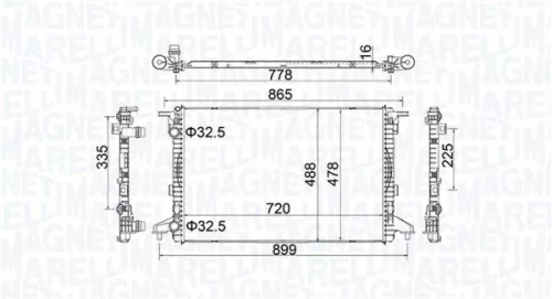 Radiator, engine cooling