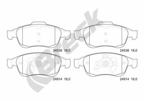 Brake Pad Set, disc brake