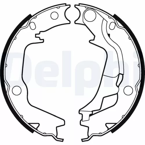 Brake Shoe Set, parking brake