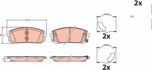 Brake Pad Set, disc brake