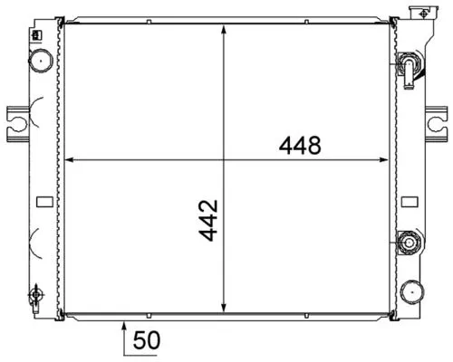 Radiator, engine cooling