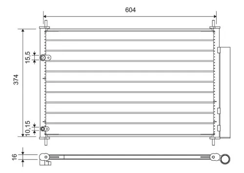 Condenser, air conditioning