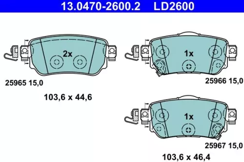 Brake Pad Set, disc brake