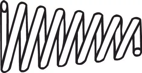 Spring, exhaust pipe